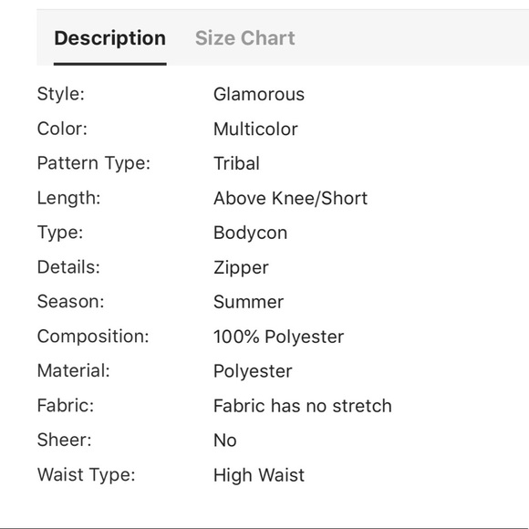 5⭐️  Glamorous Metalic Skirt - Picture 6 of 6